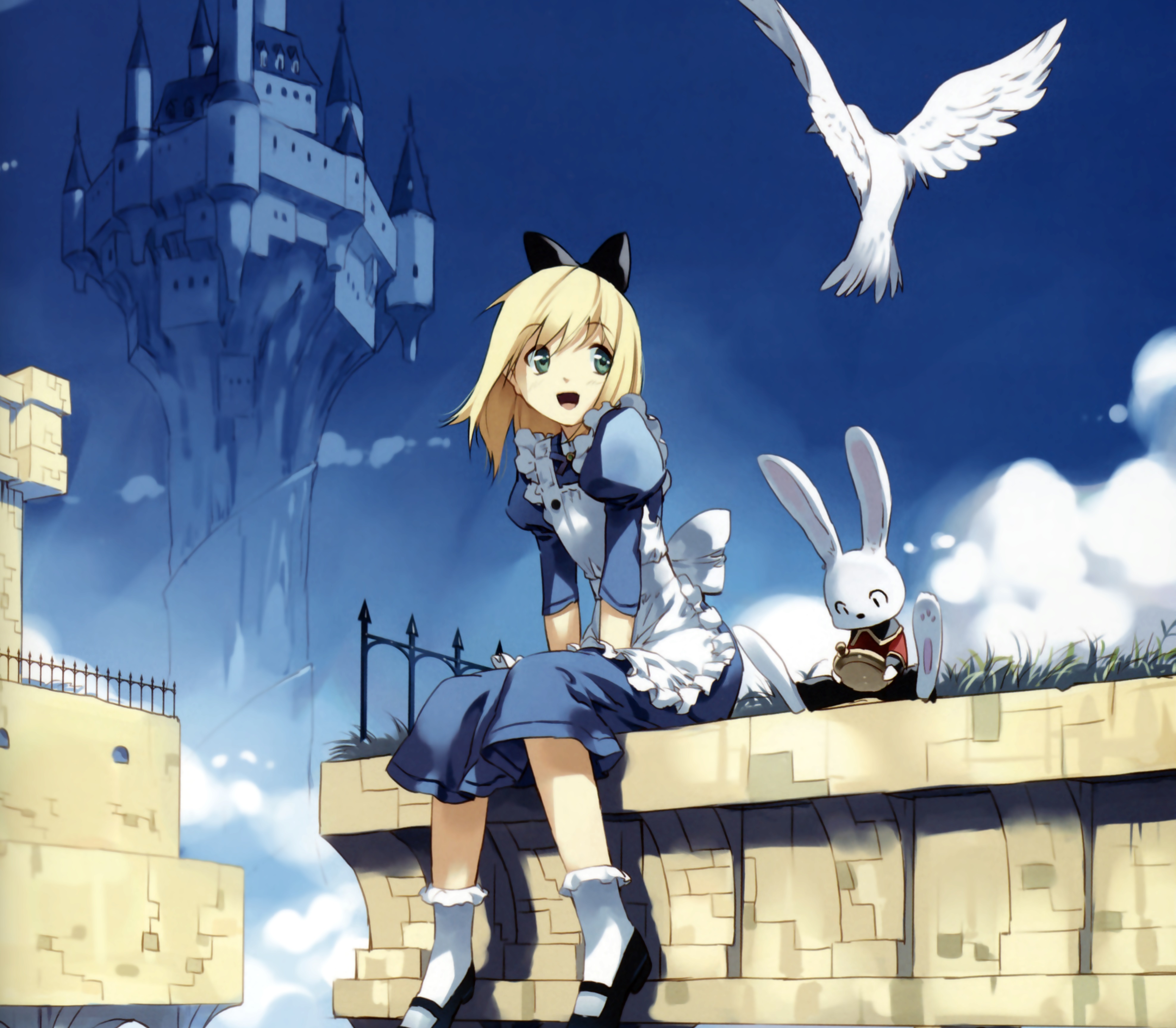Приключения с девушкой зайкой. Алиса в стране чудес Алиса и кролик.