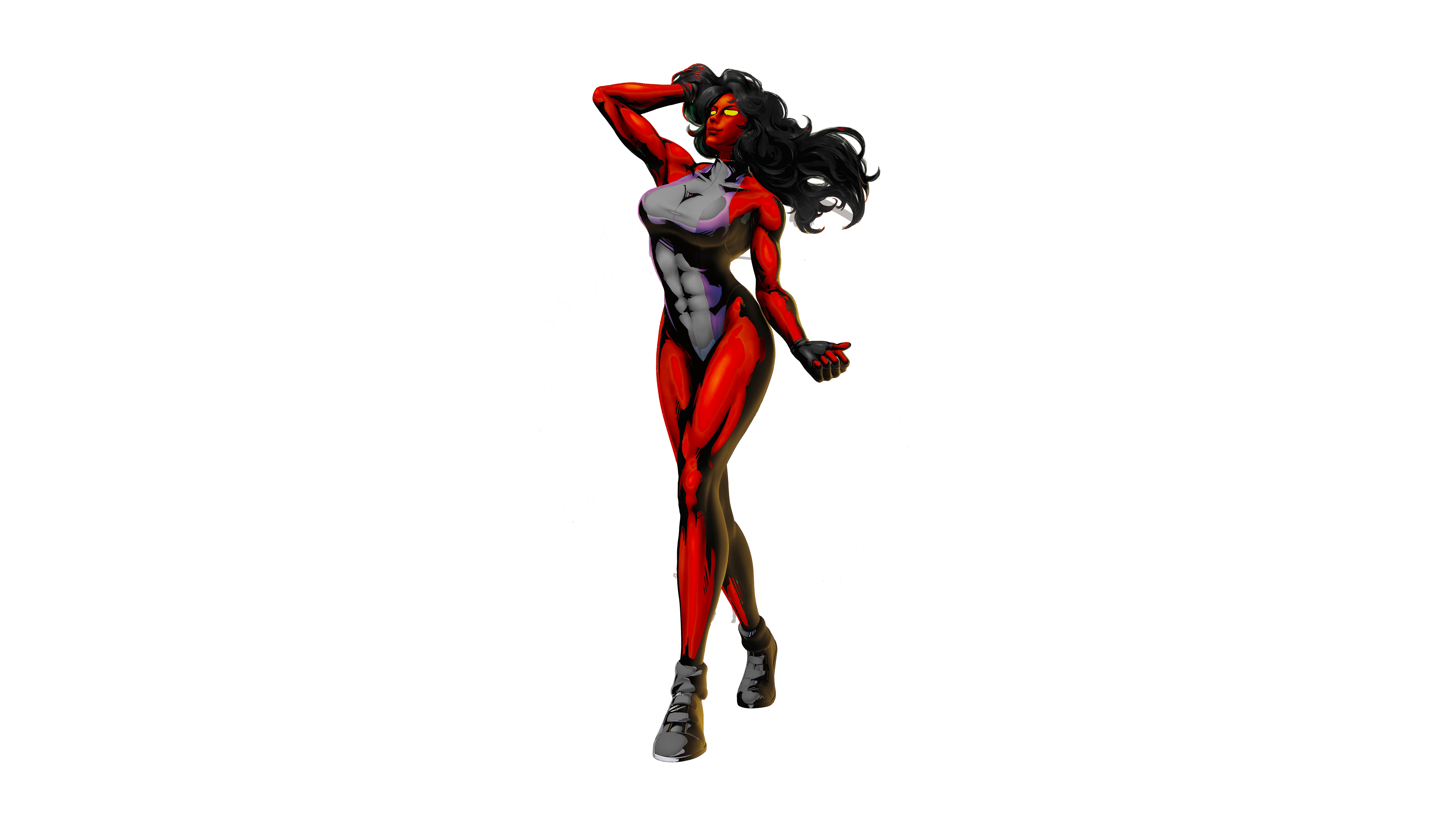 Красный из марвел. Красная женщина Халк. Красная женщина Халк Marvel Comics. Халк красный Халк женщина Халк. Красная баба из Марвел.