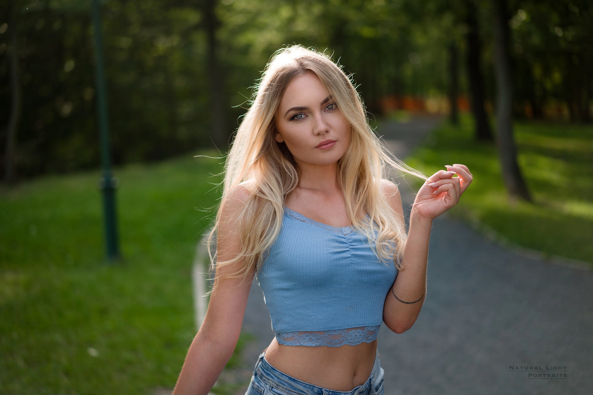 Blonde Depth Of Field Girl Model Woman Wallpaper Resolution 2000x1333