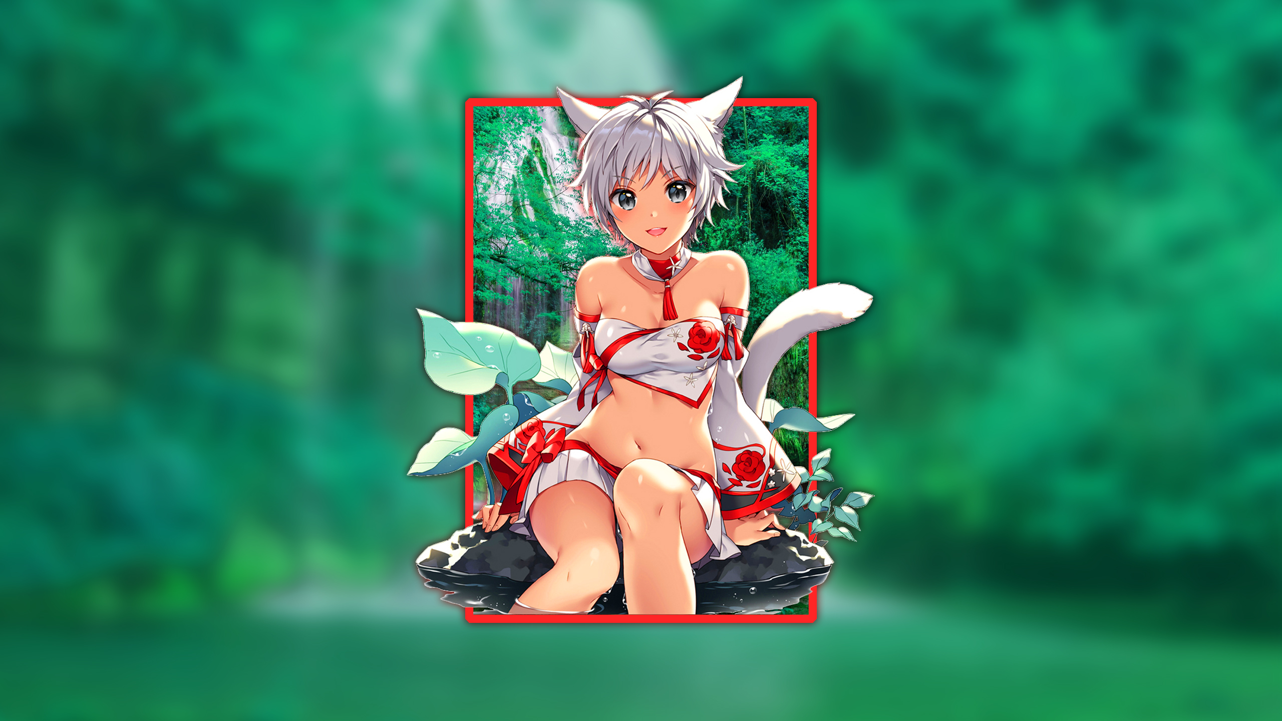 Renders In Shapes Anime Picture In Picture Neko Ears Final Fantasy Xiv 
