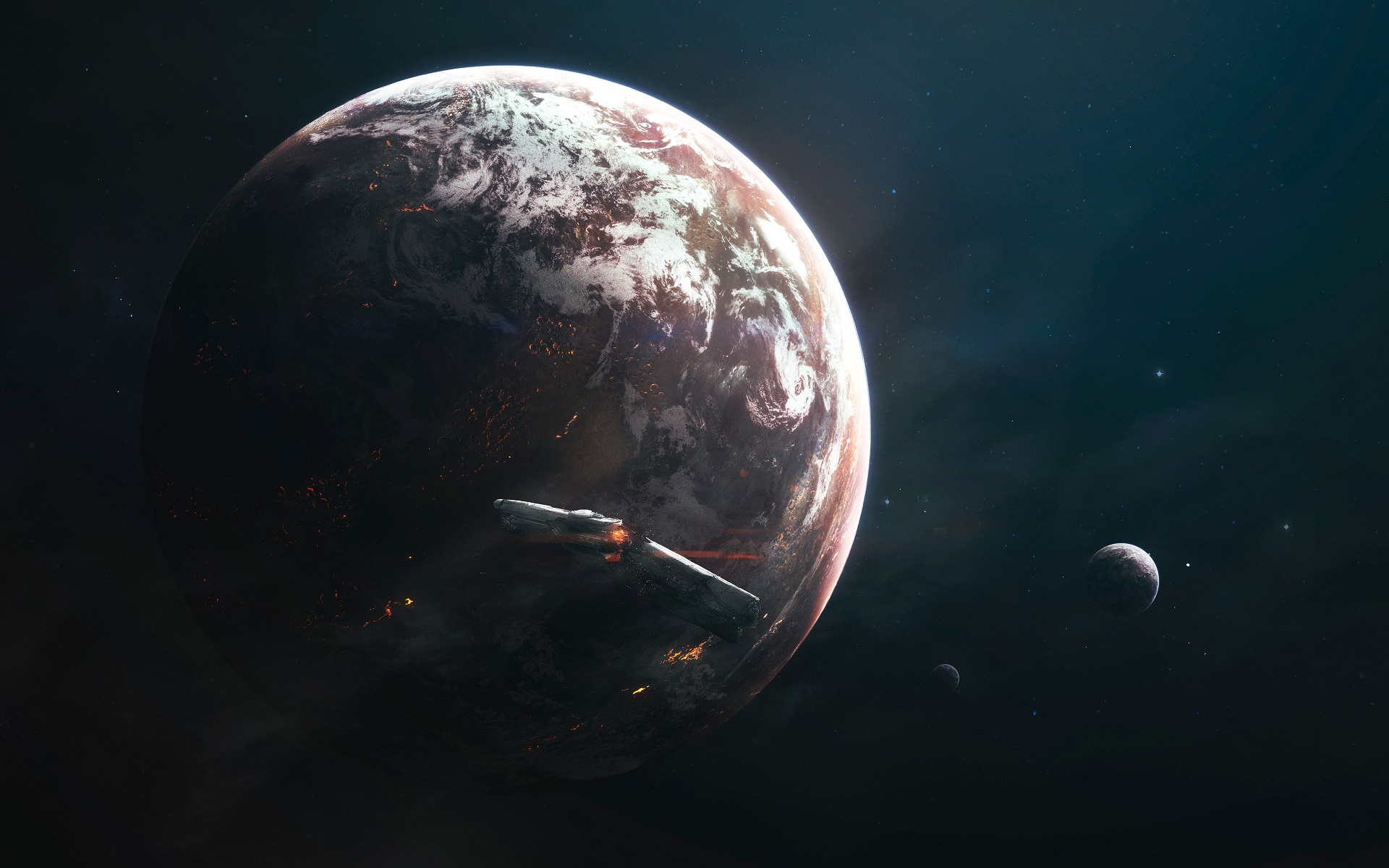Artwork Space Planet RimWorld Video Games Wallpaper - Resolution:1920x1200 ...
