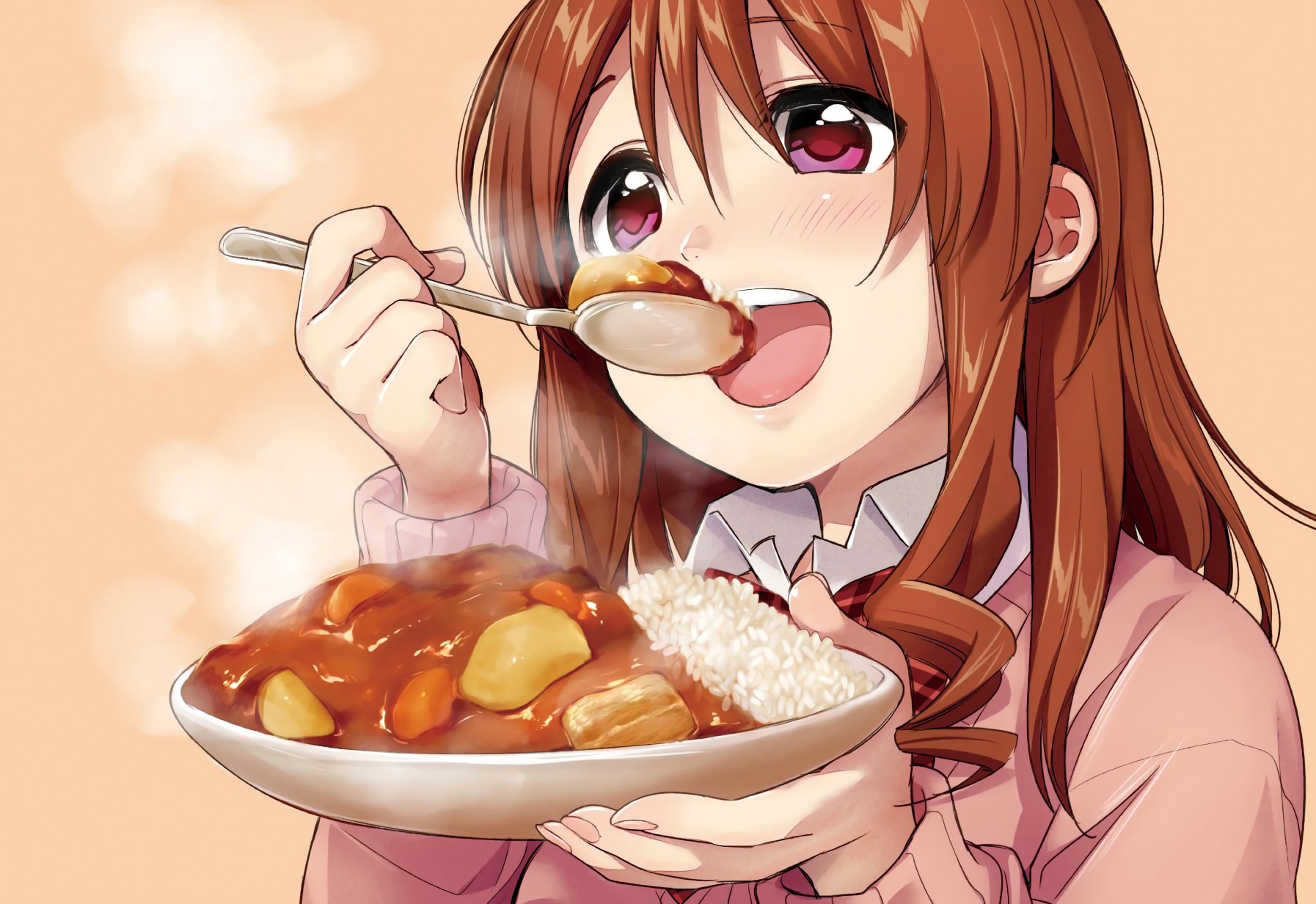 Anime Anime Girls Food Koufuku Graffiti Wallpaper - Resolution:1794x1232 - ...