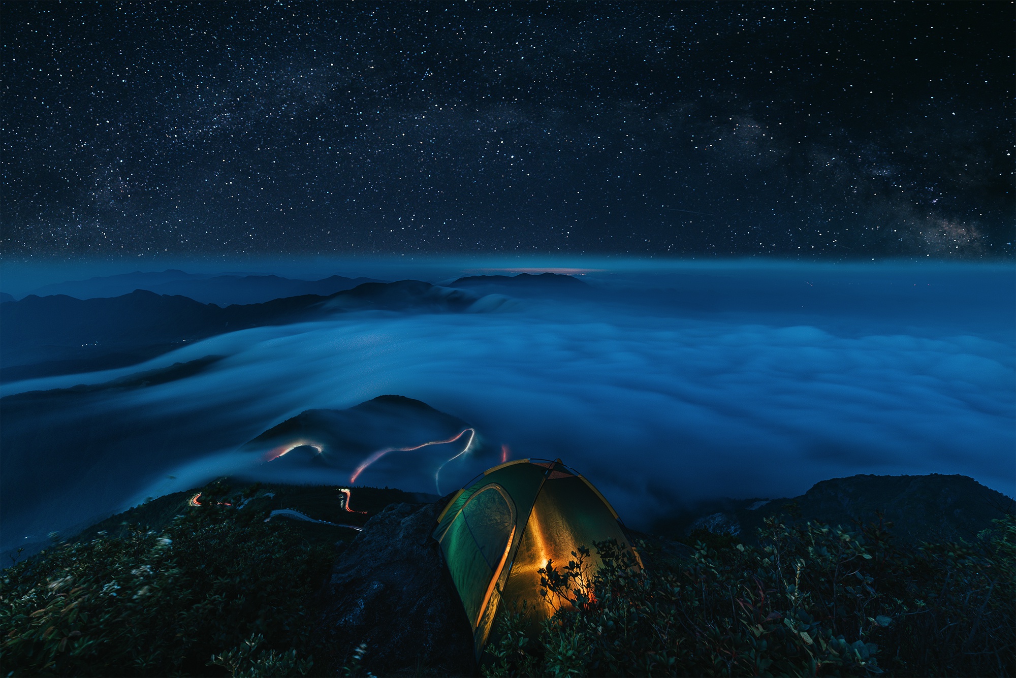 Sky camping