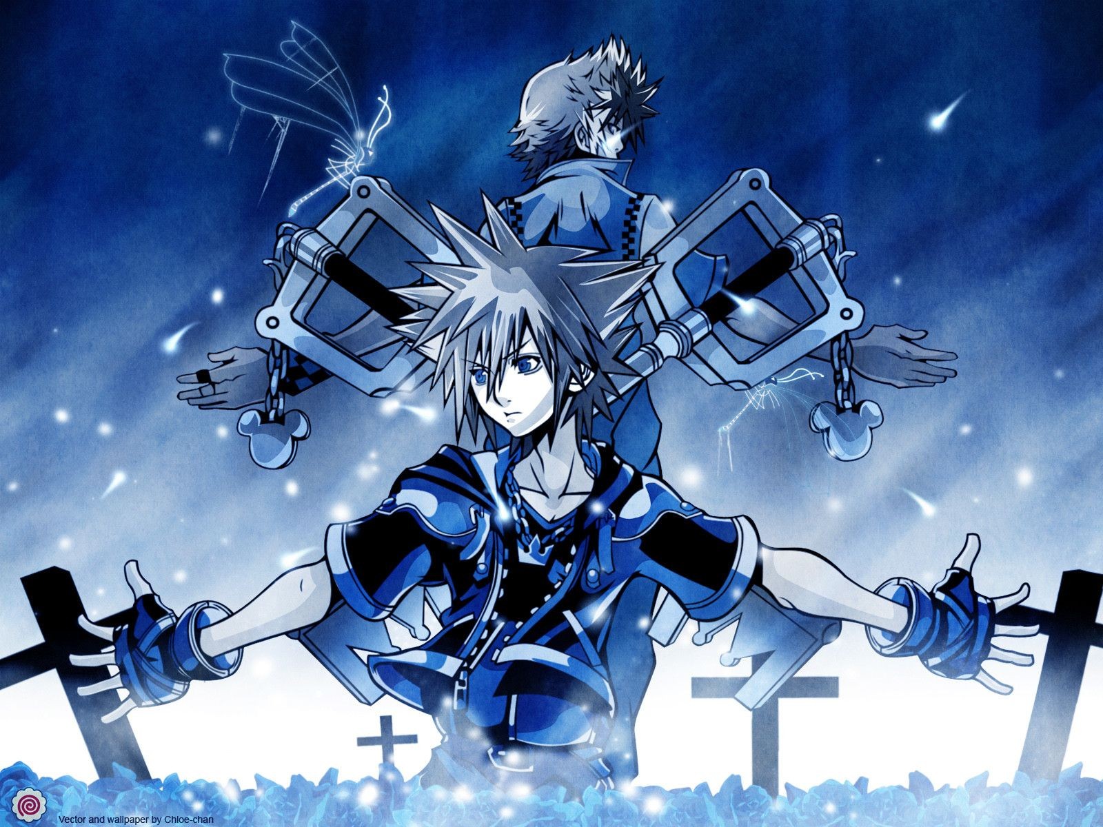 Kingdom Hearts Roxas Kingdom Hearts Sora Kingdom Hearts Wallpaper Resolution 1600x1200 Id 745723 Wallha Com